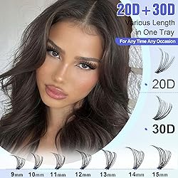 Pawotence Lash Extension Kit DIY 280pcs Individual