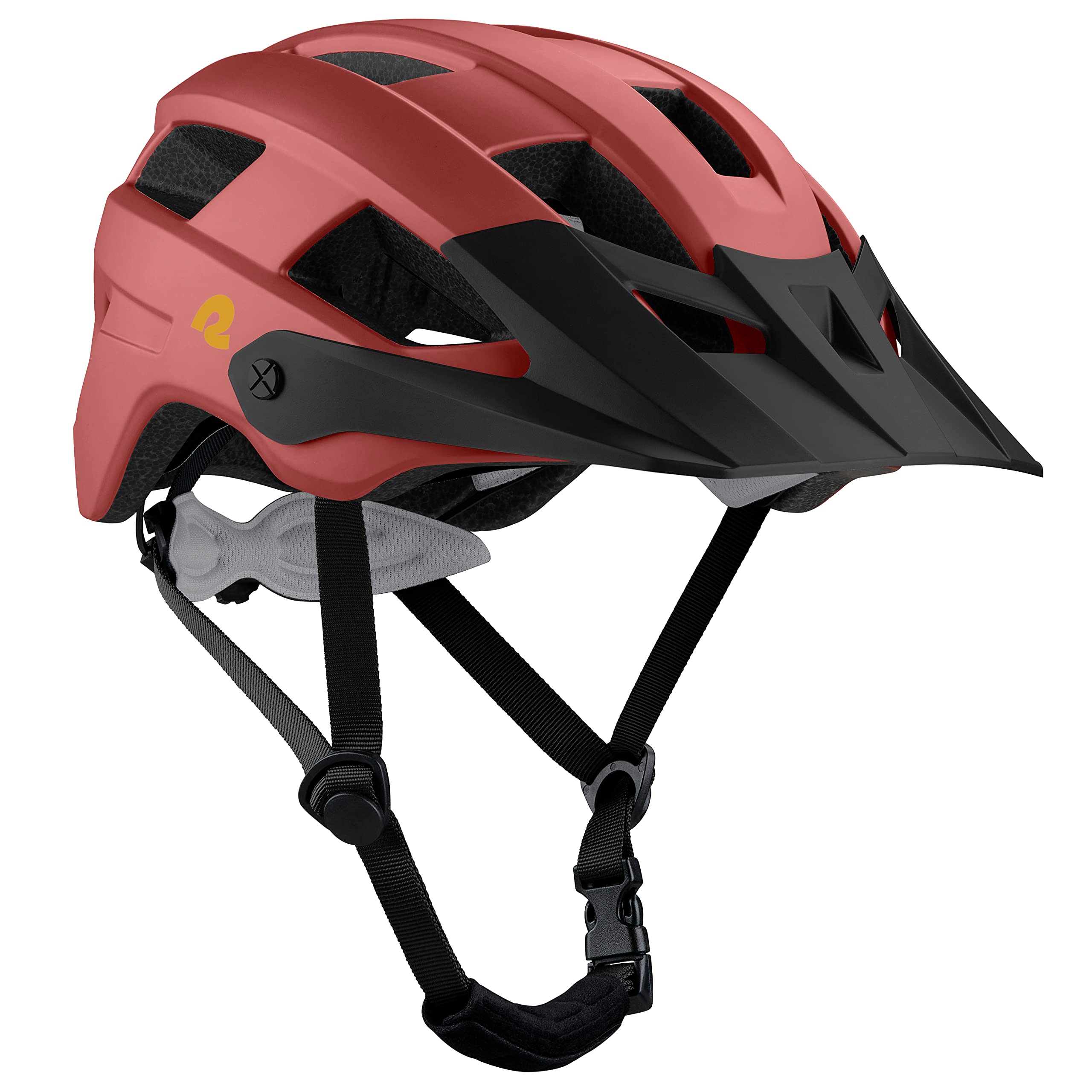 Retrospec Rowan Mountain Bike Helmet for Adults - MTB Style with Removable Visor and EPS Foam Interior for Men & Women – Adjustable Size, Lightweight & Breathable
