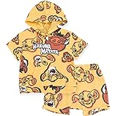 Disney Lion King Mickey Mouse Waffle Knit Pullover Hoodie and Shorts Newborn to Toddler