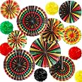 FARMNALL Happy Black History Month Decorations Hanging Swirl Decorations African...