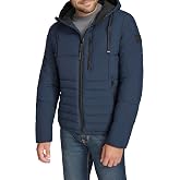 Andrew Marc Men's Quilted Puffer Hooded Jacket