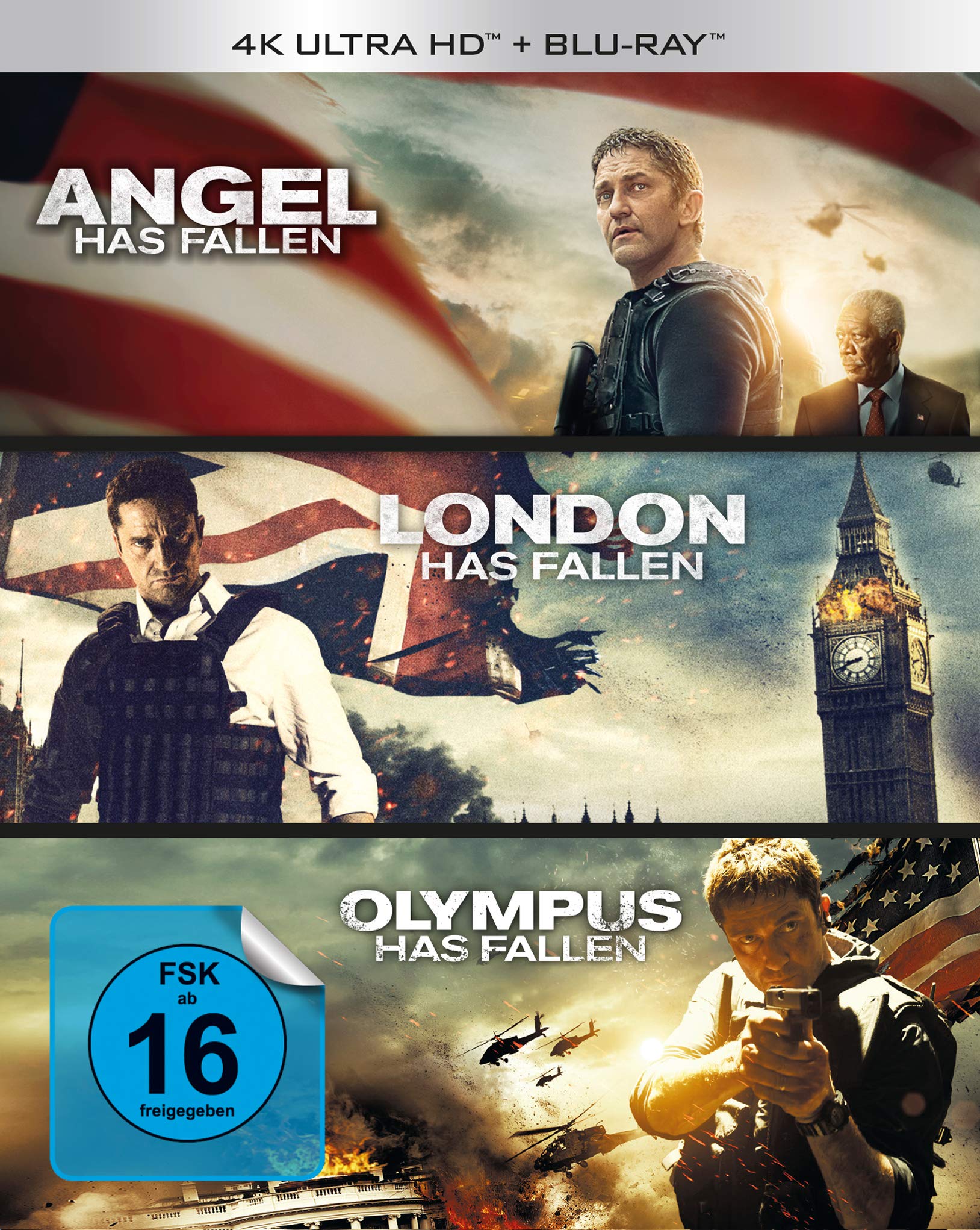 Olympus/London/Angel has fallen - Triple Film Collection Ultra-HD Blu-ray (3x 4K Ultra-HD) (3x Blu-ray) 3