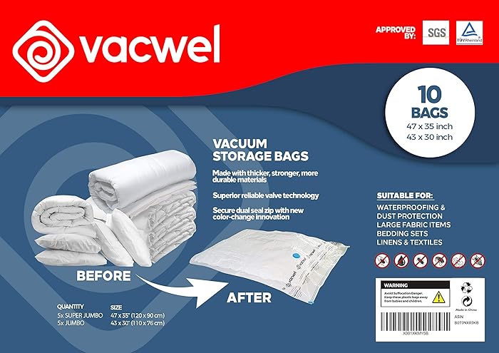 The Best Vacwel Jumbo Vacuum Storage Bag