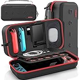 Switch OLED Carrying Case Compatible with Nintendo Switch & Switch OLED, Portable Switch Travel Carry Case Fit for Joy-Con an