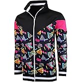 SCREENSHOT Mens Urban Hip Hop Premium Track Jacket - Slim Fit Side Taping Sportswear Urbanwear Streetwear Fashion Top