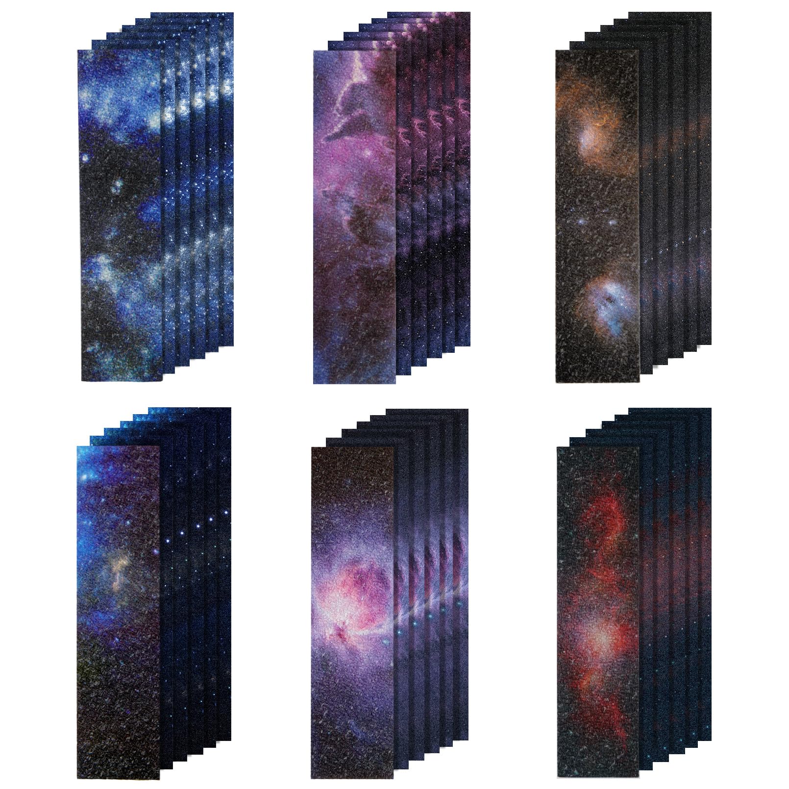 Photo 1 of 36 Pcs Anxiety Relief Calm Strips - Textured Sensory Stickers Kit with Fidget Strips & Storage Bag - Stress Relief for Adults, Teens & Kids, Perfect for Classroom, Desk & Travel (Starry Sky)