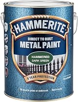 Hammerite Dark Green Direct to Rust Hammered Paint 2.5L ICI