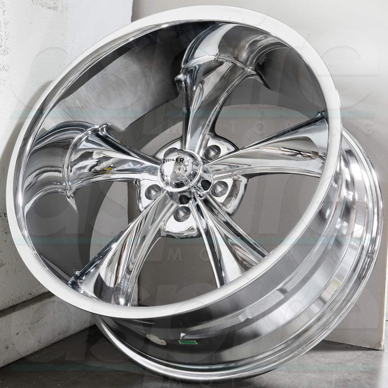 695 20x10, Bolt Pattern: 5x5/, Offset: 0, CHROME, set of 1