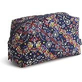 Vera Bradley Premium Cotton Large Cosmetic Makeup Bag