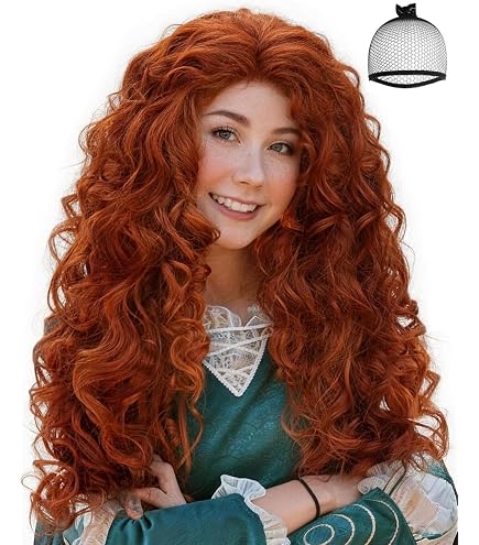 Amazon.com: Disguise Costumes Brave Merida Wig, Red, One Size