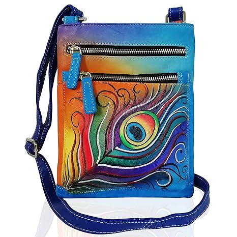 peacocks cross body bag