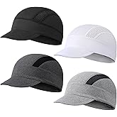 JenPen 4 Pcs Cooling Skull Cap for Men Women, Lightweight Mesh Helmet Liner Sun Protection Cycling Cap for Summer Motorcycle