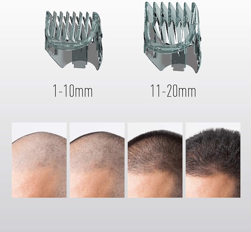 ER-GC71 - Cortador de barba / cabello con 39 configuraciones de longitud, para hombres, peinado y cuidado para cabello y barba