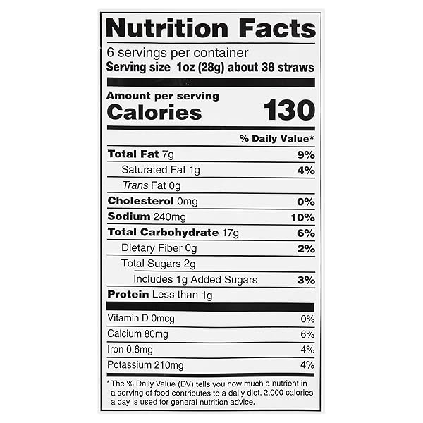 SENSIBLE PORTIONS GARDEN VEGGIE STRAWS, BBQ, 6 OZ