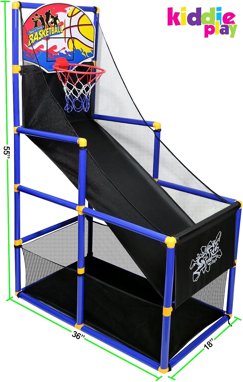 Kiddie Play Toy Basketball Hoop Arcade Game Indoor Sports Toys for Kids: Toys & Games