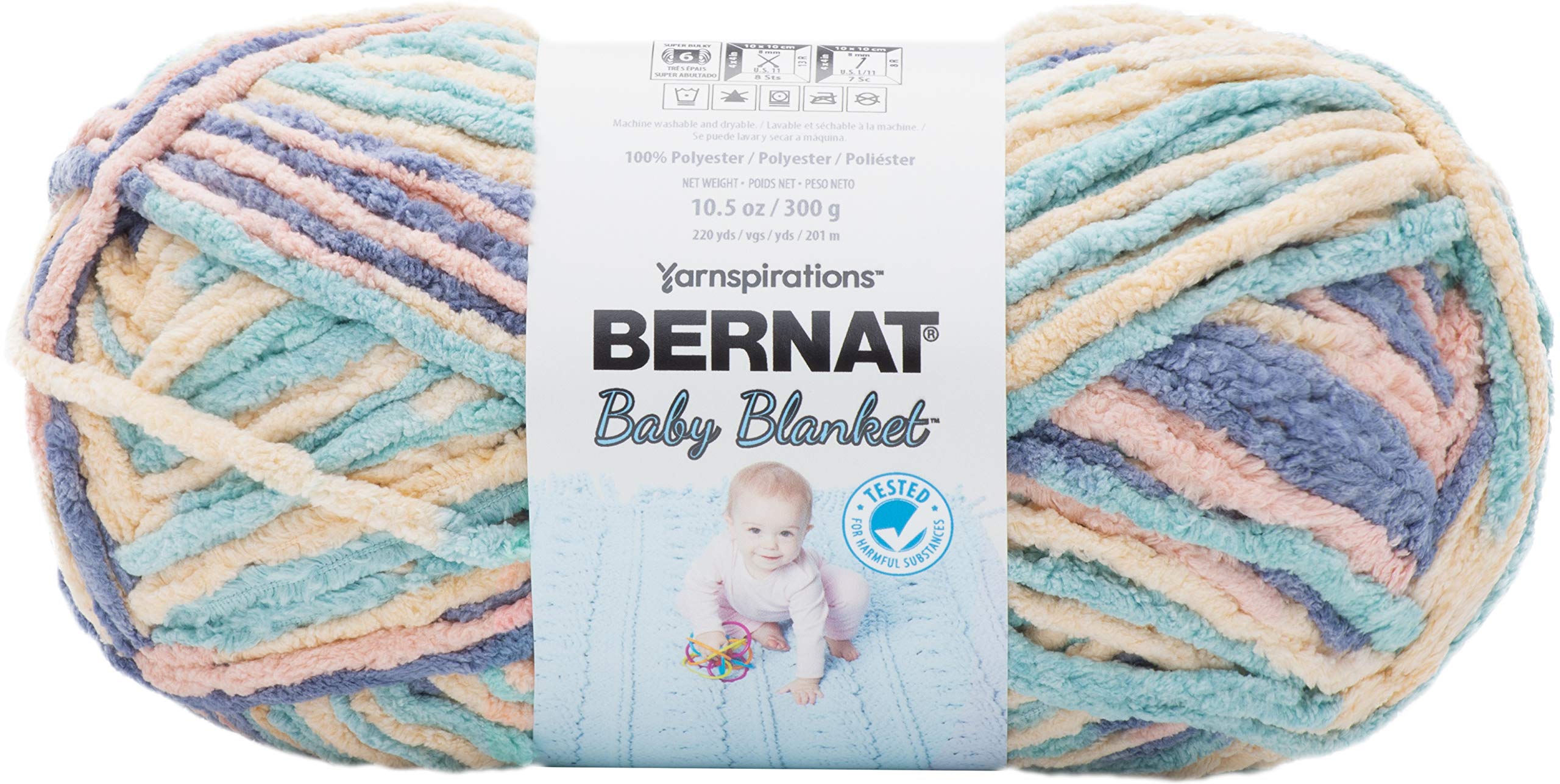 Bernat Baby Blanket, Mini Succulents, 300g,161104-04789