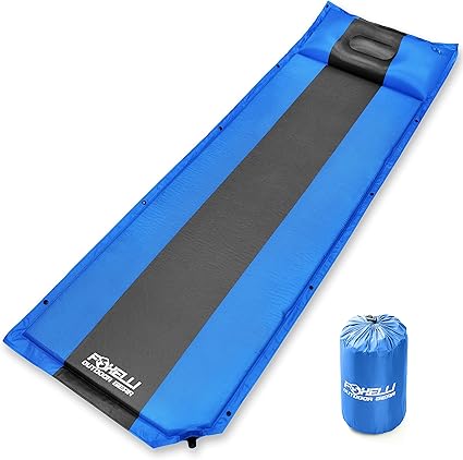 Amazon Com Foxelli Sleeping Pad Comfortable Compact Self