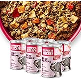 Your PET'S Kitchen Wet Dog Food, Beef Recipe - 13.2 oz Cans (Pack of 6), Made in The USA with Real Beef