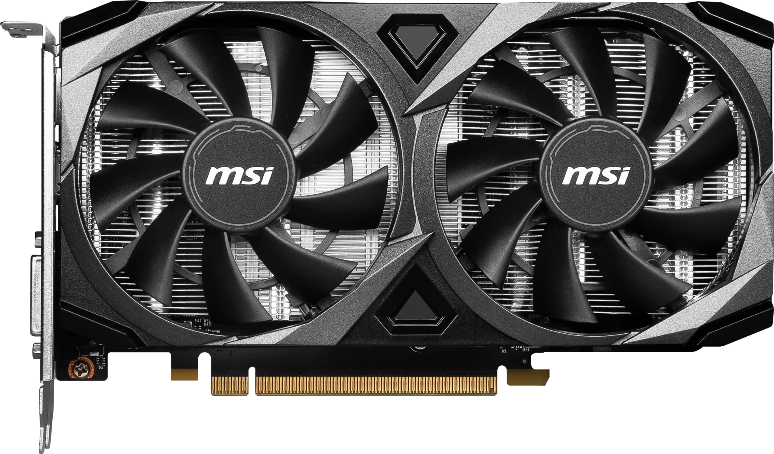 Msi Geforce Rtx 3050 Graphics Card Dual Fan Cooling System And Custom Pcb Design