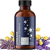 Sleep Essential Oil Blend for Diffuser - Dream Essential Oils for Diffusers Aromatherapy and Relaxation with Clary Sage Ylang-Ylang Roman Chamomile and Lavender for Sleep Time Support (2 Fl Oz)