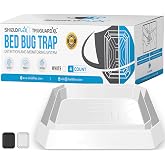 Bed Bug Trap — 4 Pack | TruGuard XL Bed Bug Interceptors (White) | Extra Large Bed Bug Traps for Bed Legs | Reliable Insect D