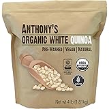 Anthony's Organic White Whole Grain Quinoa, 4 lb, Gluten Free & Non GMO