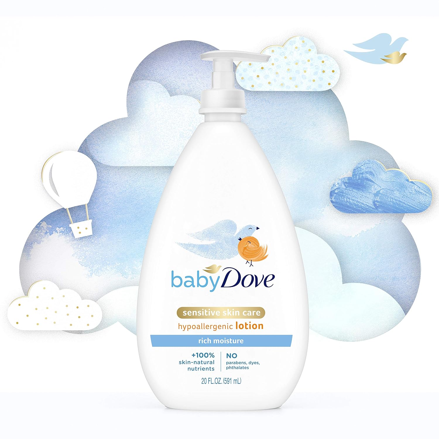 Baby Dove Rich Moisture Lotion, 20 Ounce: Beauty
