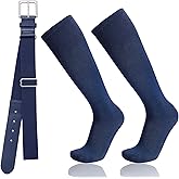 Baseball Socks and Belt Combo for Youth Adult - Softball Socks and Belt for Boys and Girls
