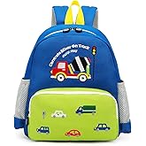 willikiva Cute Zoo Little 3d Backpack Kids Backpack for Boys and Girls Toddler Backpack Waterproof Preschool(Green Blender)