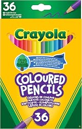 Crayola Colouring Pencils 36 Assorted Bright Vibrant Colours Kids Arts Crafts view 1