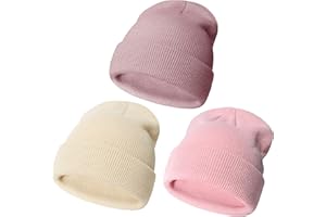 YMYDYFC Baby Boy Gril Beanie Toddler Beanie Infant Knitted Hats Baby Winter Hats Toddler Warm Knit Caps 0-6Years