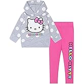 Hello Kitty Sanrio Girls 2 Piece Hoodie and Legging Pants Set for Little and Big Kids