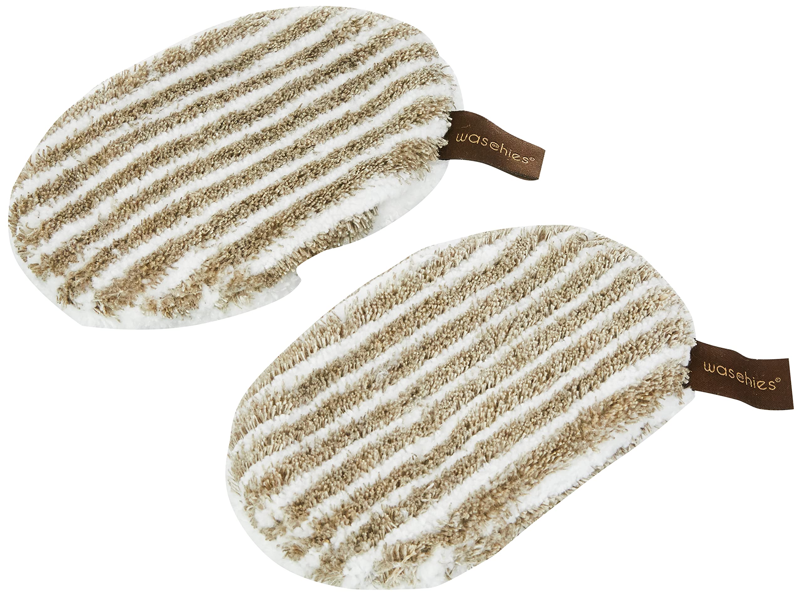 Waschies Face Cleansing & Exfoliating Pads – Set of 2 - Dual Sided Pads for Light & Gentle Exfoliation and Facial Cleansing - Washable, Reusable, Hypoallergenic & Suitable for All Skin Types