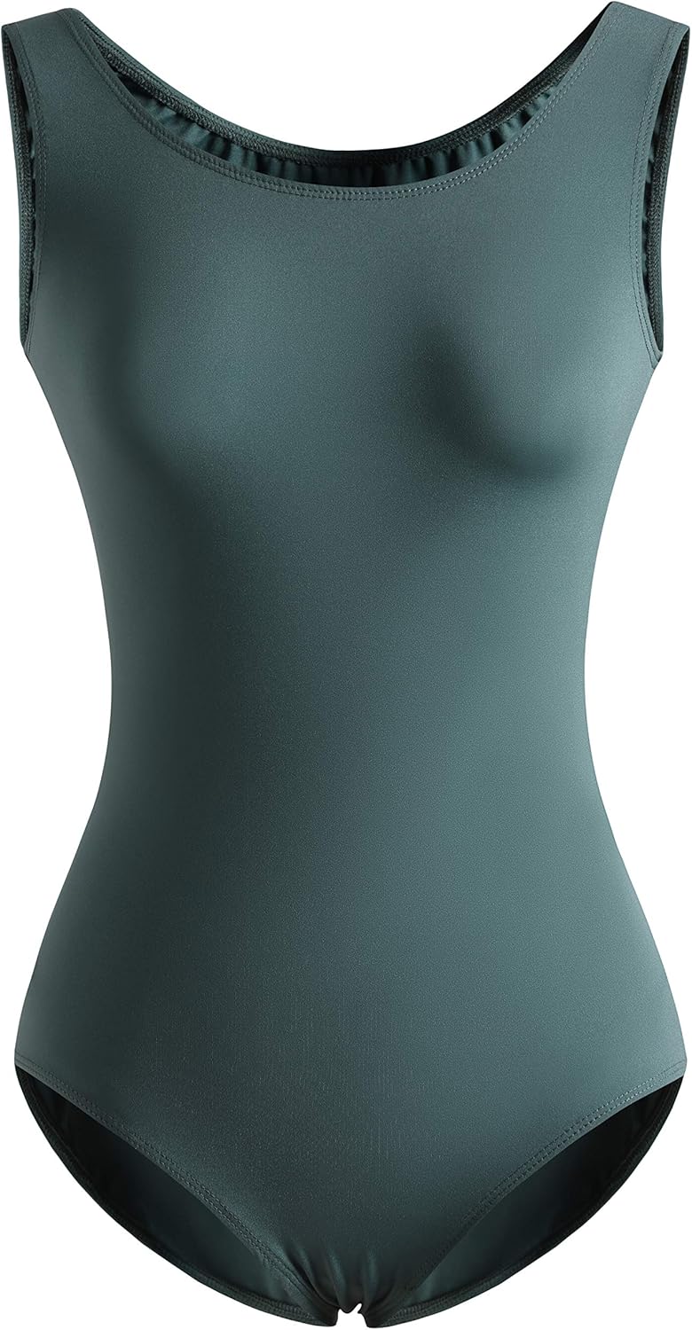 DANSHOW Tank Leotards for Women Dance Ballet Adult Gymnastics: Clothing