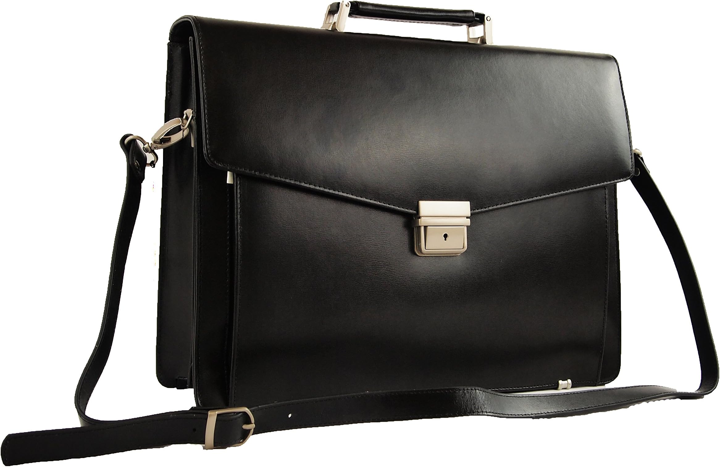 High Quality Real Leather Executive Documents Business Bag Work Briefcase Carry