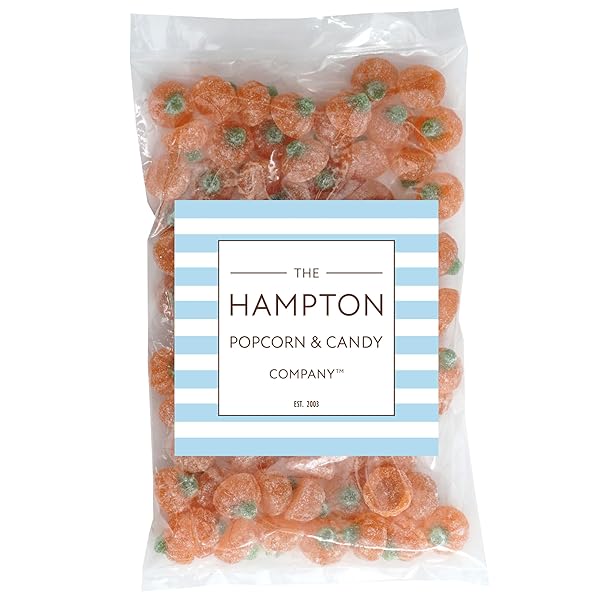 FANCY JELLY PUMPKINS, 2 POUND BULK BAG, FIRM CANDY, HALLOWEEN GUMMIES, FALL GUMMY CANFY
