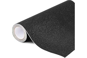 Watersay Anti Slip Traction Tape 24 Inch x 20 ft, Widen Waterproof Non Skid Tape, Durable Grip and Friction Stair Non Slip Strips, Abrasive Adhesive for Stairs Steps Ramp Outdoor Indoor Black