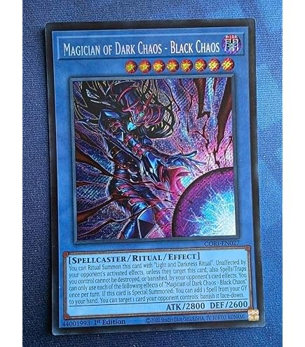 Amazon.com: Yu-Gi-Oh! - Magician of Black Chaos (PP01-EN001) - Premium Pack 1 - Unlimited Edition