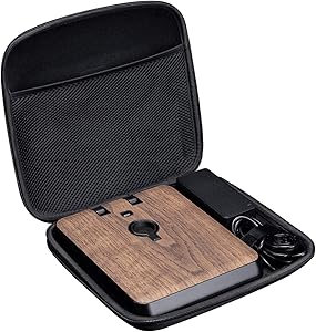 PITAKA 6-in-1 Wireless Charging Station for Multiple Devices Air Omni Lite Fast Charging Wireless Charging Dock for Smartphones Compatible with Apple Watch, Tablets, Switch Etc - Walnut