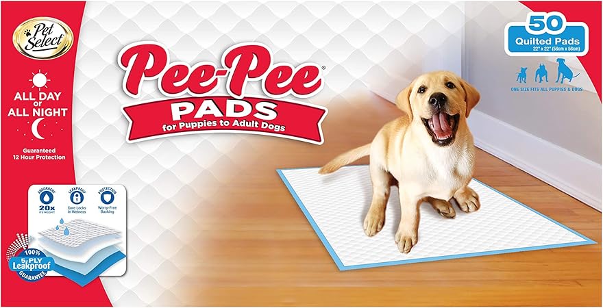 50 puppy training pads