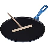 Le Creuset Enameled Cast-Iron 10-2/3-Inch Crepe Pan, Marseille