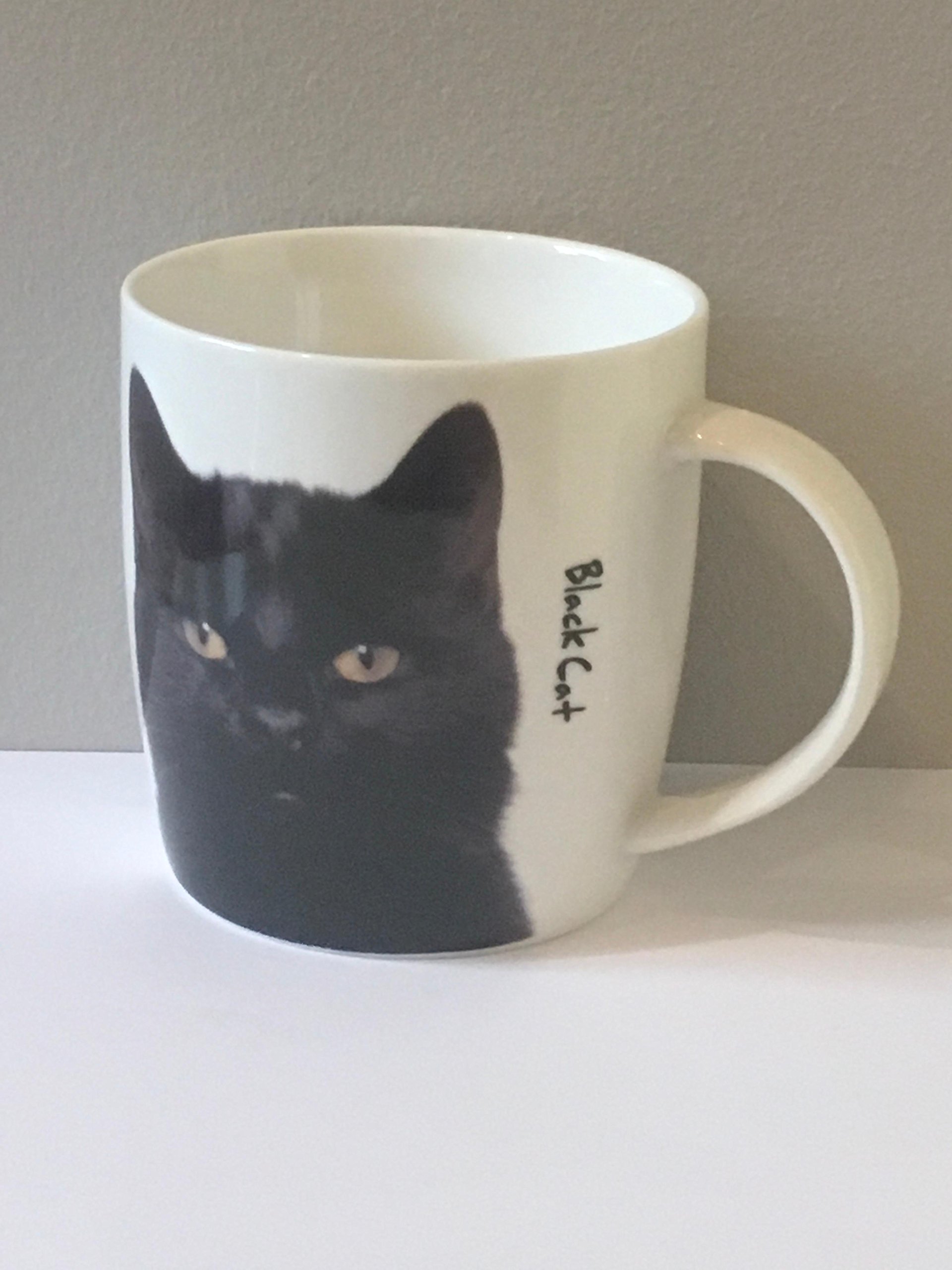 BLACK CAT MUG