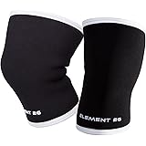 Reversible Knee Sleeves for Weight Lifting, CrossFit (Sold as a Pair) - 6MM Compression Sleeve for Optimal Compression, Mobility, and Support - The Perfect Brace for Squats, Deadlifts, Olympic Lifting