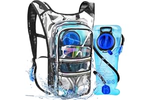 Mothybot Hydration Backpack Pack, Water Backpack 20L Capacities Included 2L Hydration Bladder, Festival Essential - Rave Hydration Pack Hydropack Hydro for Hiking, Running, Biking, Festival Gear