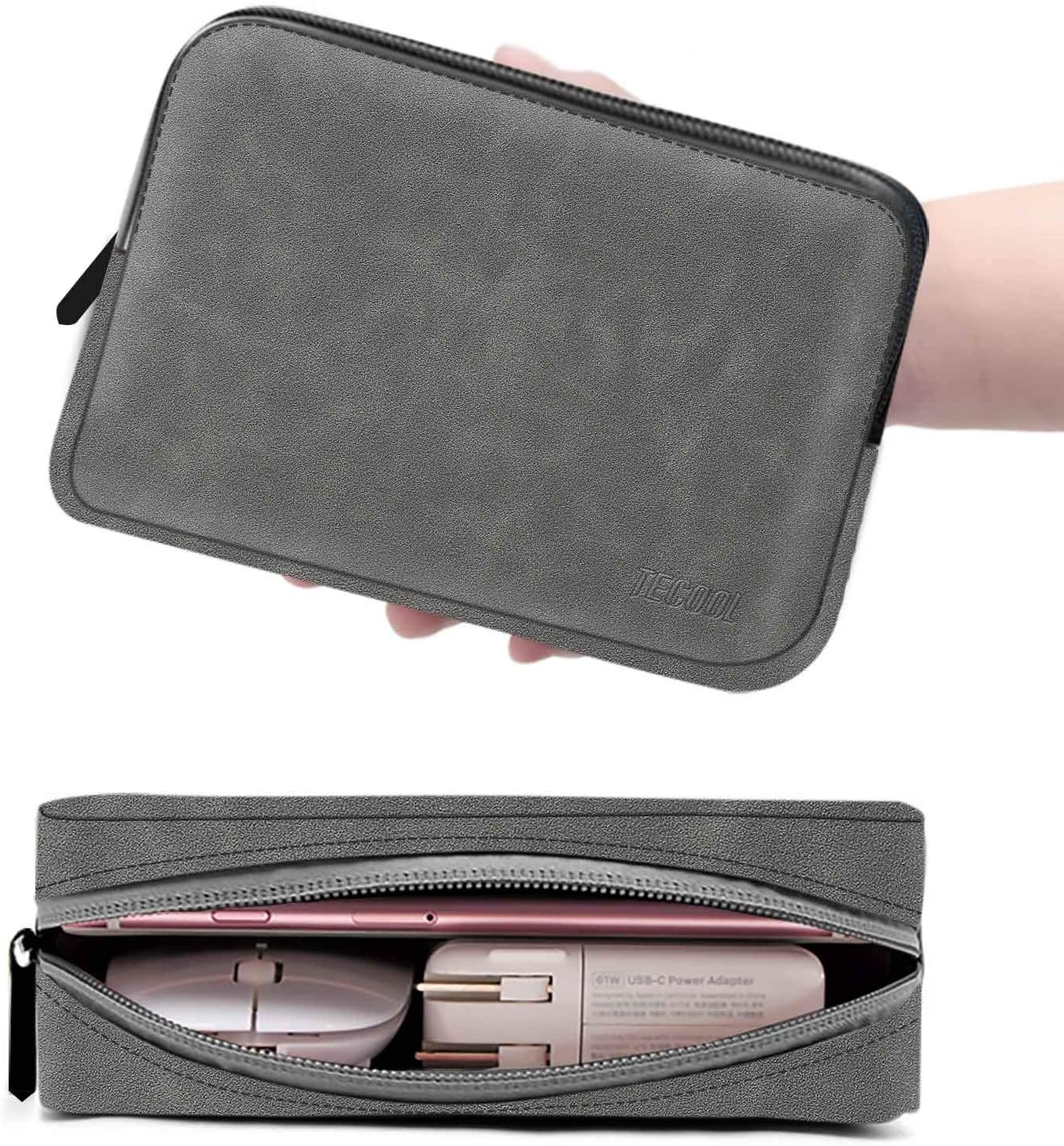 Accessori TECOOL 13 Pollici Sleeve per Custodia PC Portatili per 2018-2019  MacBook Air 13 A1932 Microsoft Surface PRO 7/6,Grigio 2016-2019 MacBook PRO  13 A2159/A1708/A1706,dell XPS 13 Informatica laaldeasanicolas.es