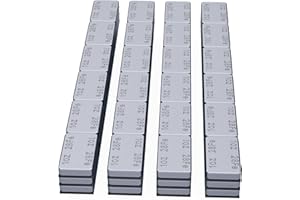 MIKKUPPA Chrome Wheel Weights - 1oz (72pcs, 72oz/Box) Low Profile, Easy to Peel, Adhesive Stick on Tire Weights for Cars, Tru