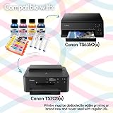 Edible Print Supplies Refill Kit for Canon TS705a 580/581 Refillable Cartridges view 3