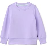 Amazon Essentials Girls' Active Relaxed-Fit Crewneck Pullover Sweatshirt