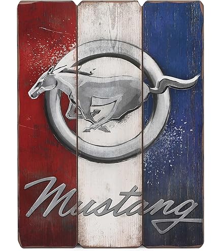 Tableau Canvas Ford Mustang – Peinture Murale Made In USA – Idéal Déco Chambre Ou Garage