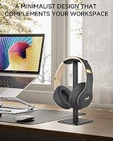 DGPLUS Headphone Stand Black Universal Headset Holder for Gaming PC PS4 Xbox view 2